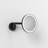 Astro Nagoya Matt Black Bathroom Magnifying Mirror