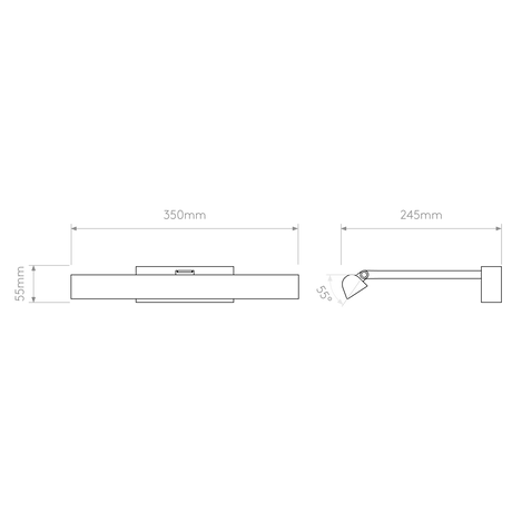 Astro Renoir 350 Bronze Interior Picture Light