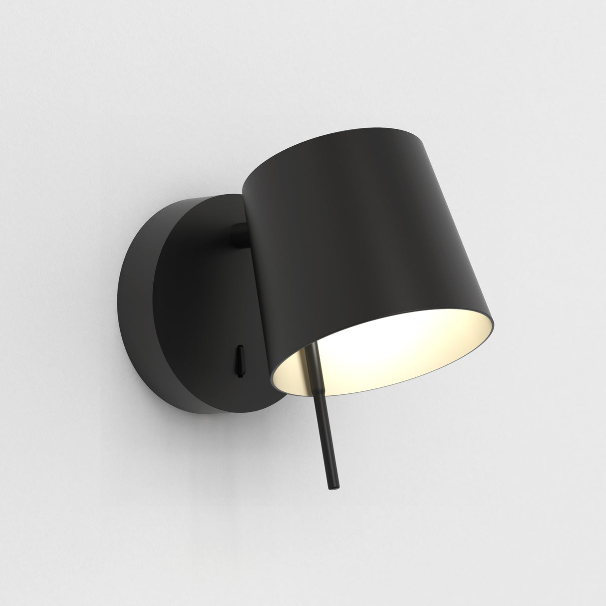 Astro Miura Wall Base Matt Black Interior Wall Light