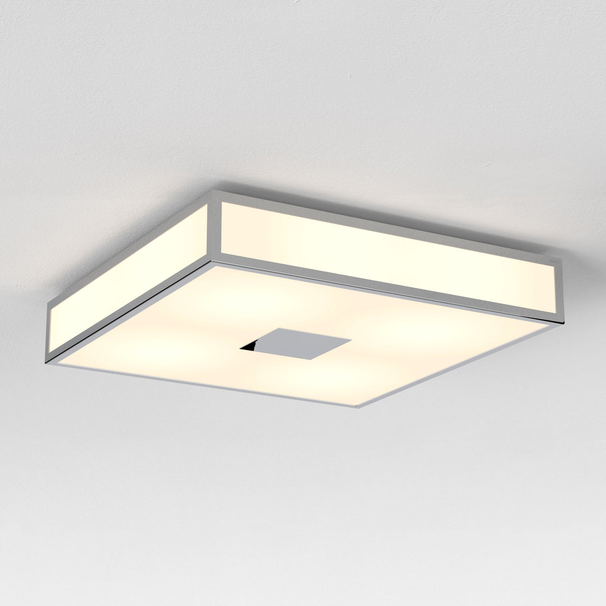 Astro Mashiko 400 Square Polished Chrome Bathroom Ceiling Light