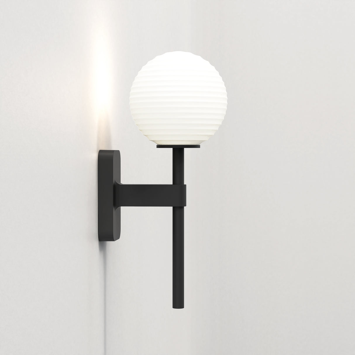 Astro Tacoma Single Matt Black Bathroom Wall Light
