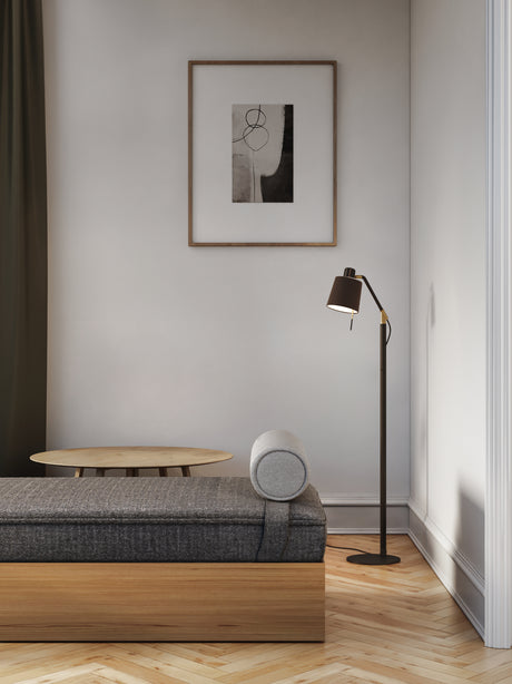 Astro Edward Floor Base Matt Black Interior Floor Light