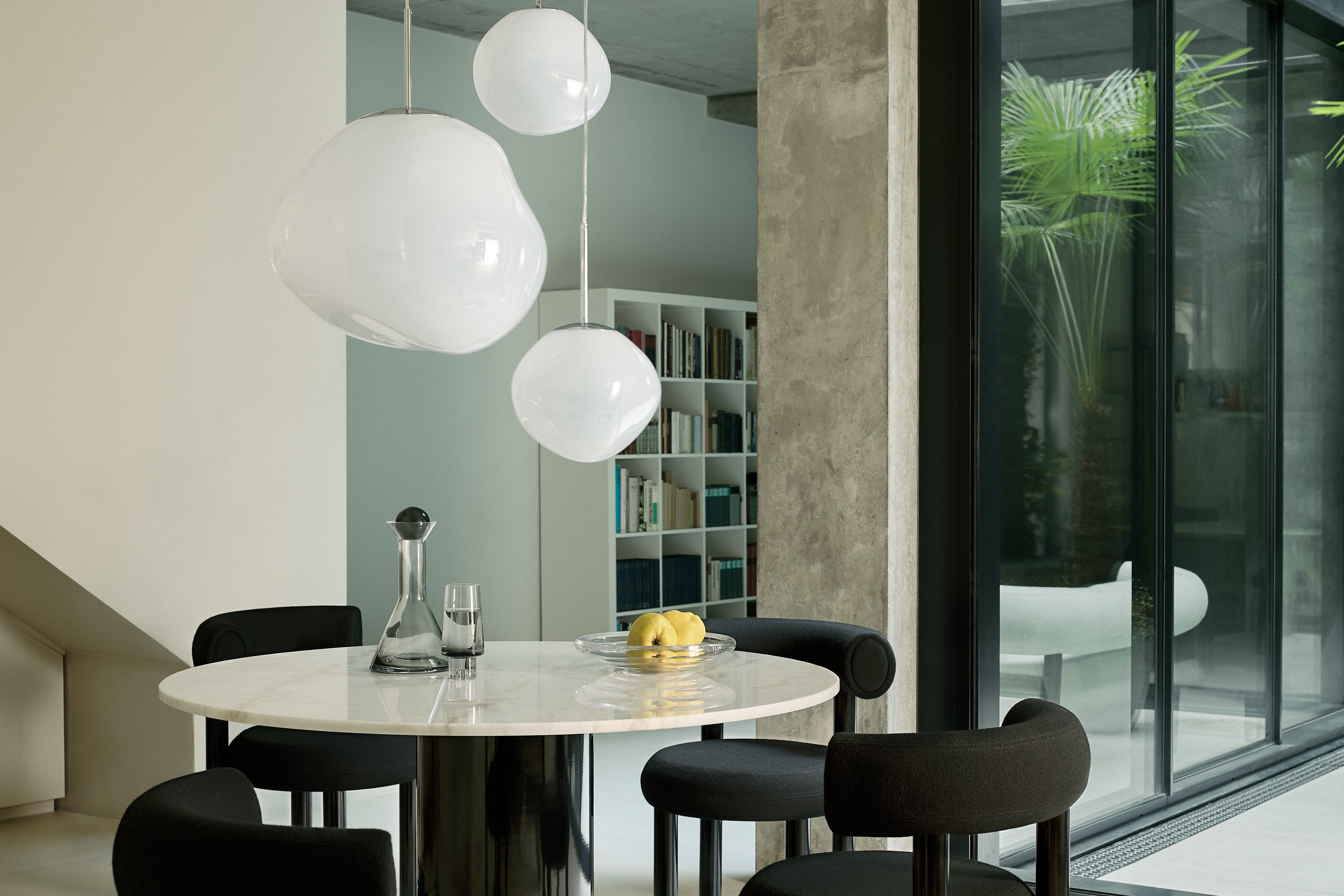 Tom Dixon Melt Pendant Mini Opal/Silver LED - Compact Designer