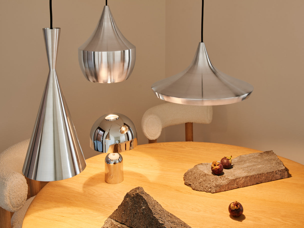 Tom Dixon Beat Shade Wide Unbeaten Aluminium