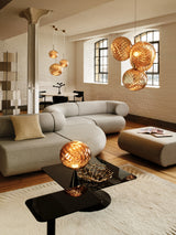 Tom Dixon Whirl Chandelier Small Gold LED