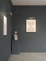 Astro Renoir 350 Matt Brushed Brass Interior Picture Light