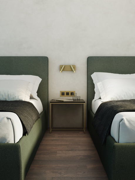 Astro Enna Twin Matt Gold Interior Reading Light