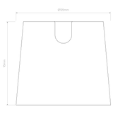 Astro Miura Cone 105 Matt Black Metal Lampshade