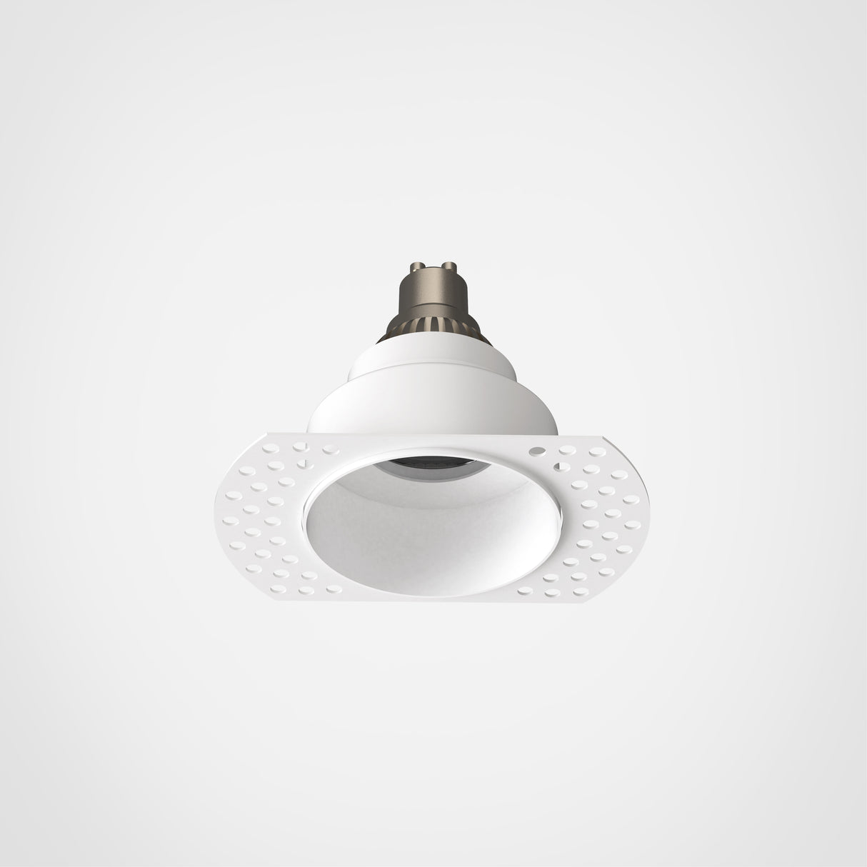 Astro Trimless Round Fixed Matt White Interior Downlight