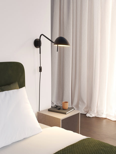 Astro Serge Plug-In Matt Black Interior Reading Light