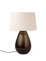 Garden Trading Alderton Table Lamp Antique Antique Brown Glass with Shade