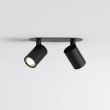 Astro Ascoli Twin Recessed Matt Black Interior Spotlight