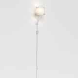Astro Arbor Plug-In Matt White Interior Wall Light