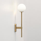 Astro Tacoma Single Grande Antique Brass Bathroom Wall Light