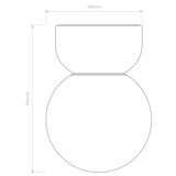 Astro Lyra Ceiling 140 Gloss Glaze White Bathroom Ceiling Light
