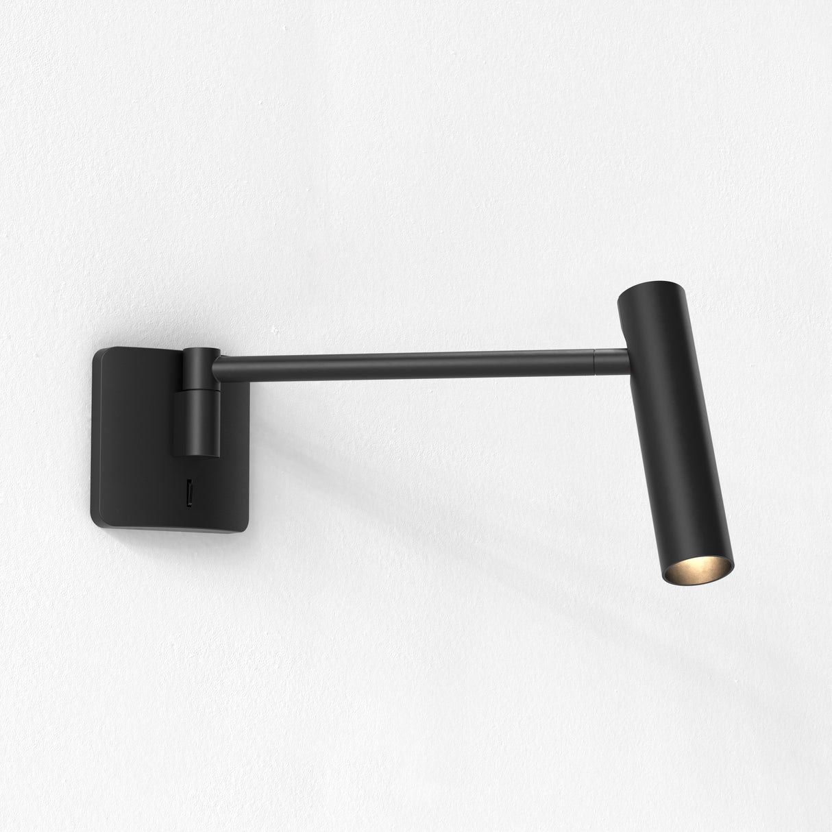 Astro Leda Round Shade Matt Black