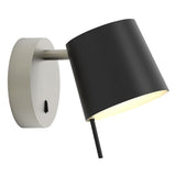 Astro Miura Wall Base Matt Nickel Interior Wall Light