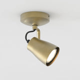 Astro Juno Single Matt Brushed Brass Interior Spotlight