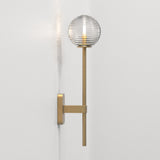 Astro Tacoma Single Grande Antique Brass Bathroom Wall Light