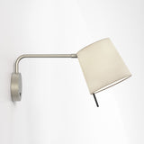 Astro Mitsu Swing Arm Base Matt Nickel Interior Wall Light