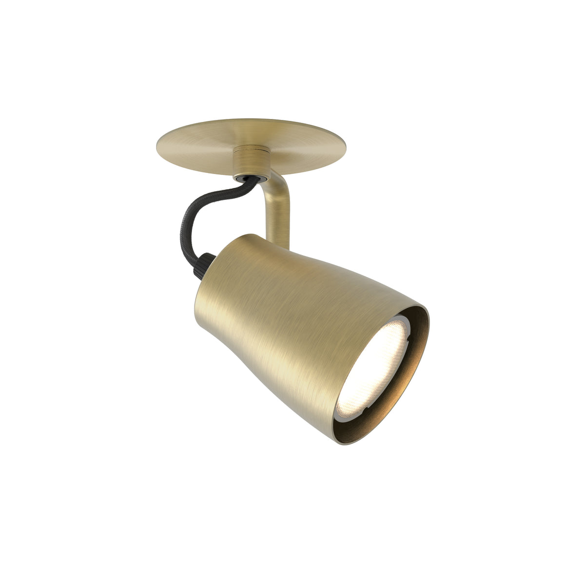 Astro Juno Recessed Matt Brushed Brass Interior Spotlight – Amos ...
