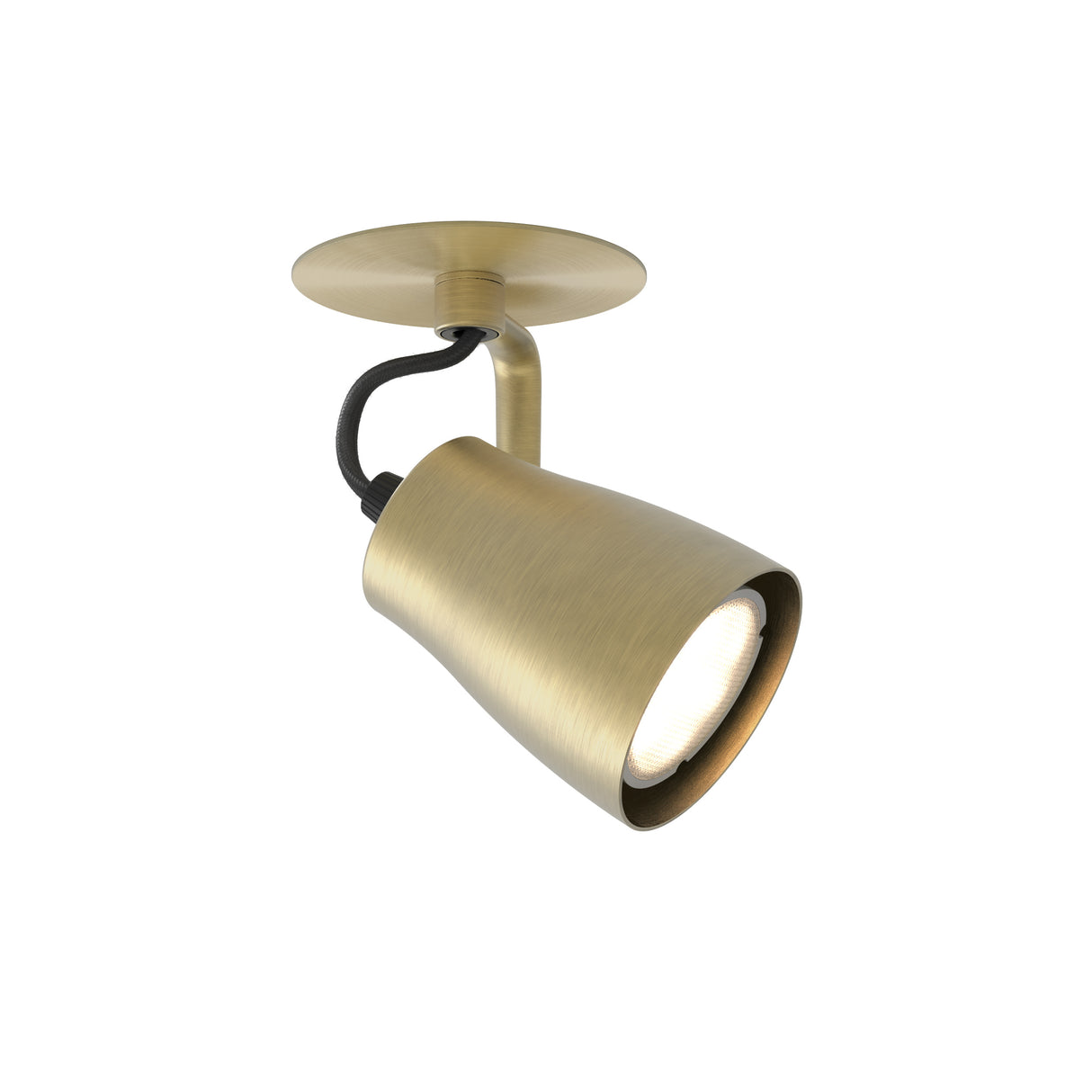 Astro Juno Recessed Matt Brushed Brass Interior Spotlight