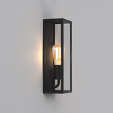 Astro Messina 130 Textured Black Outdoor Wall Light