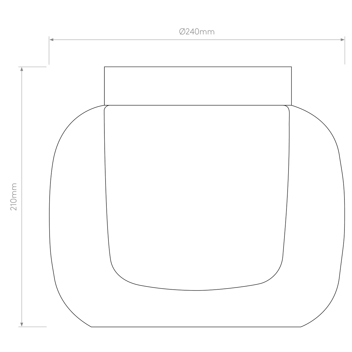 Astro Aquina Ceiling 240 Matt Black Bathroom Ceiling Light