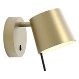 Astro Miura Wall Base Matt Gold Interior Wall Light