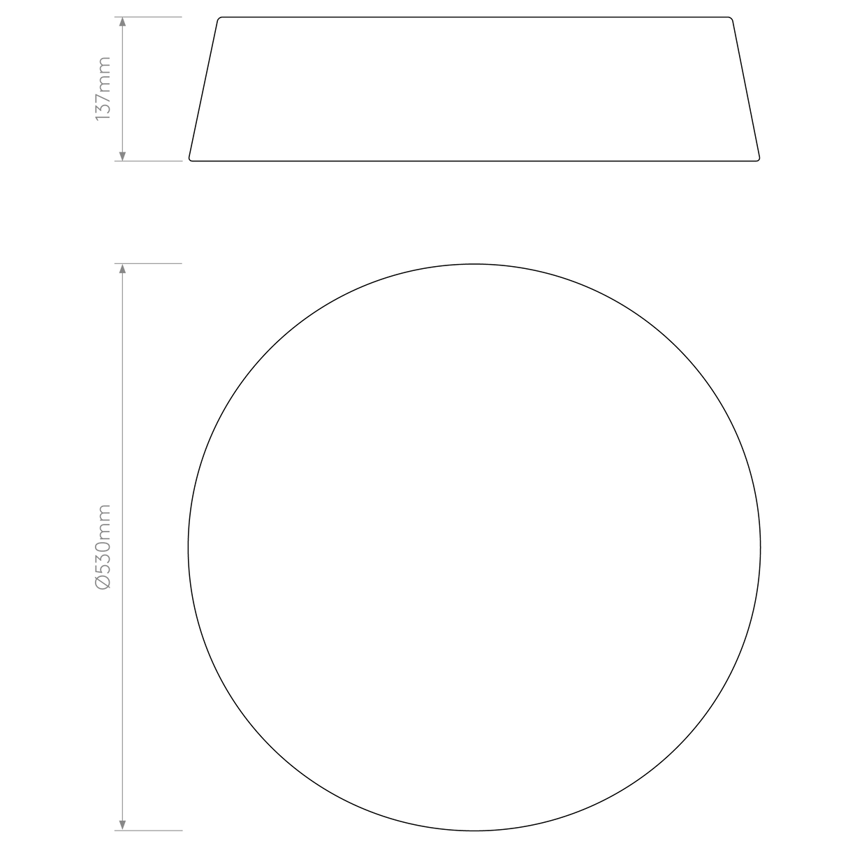 Astro Fife 530 Interior Ceiling Light White