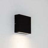 Astro Elis Single LED Textured Black Outdoor Wall Light