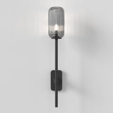 Astro Tacoma Single Grande Matt Black Bathroom Wall Light