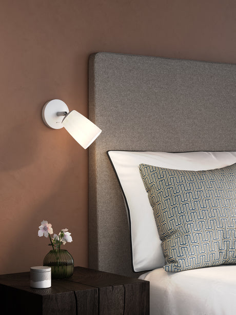 Astro Carlton Wall Matt White Interior Wall Light