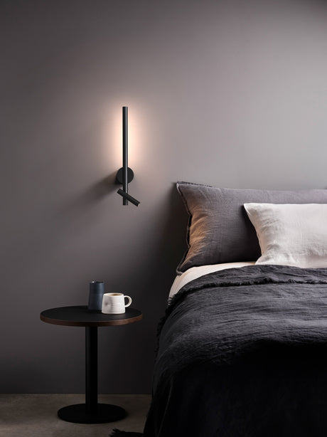 Astro Baton Reader LED Matt Black Interior Combination Reader