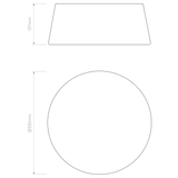 Astro Fife 330 Interior Ceiling Light White