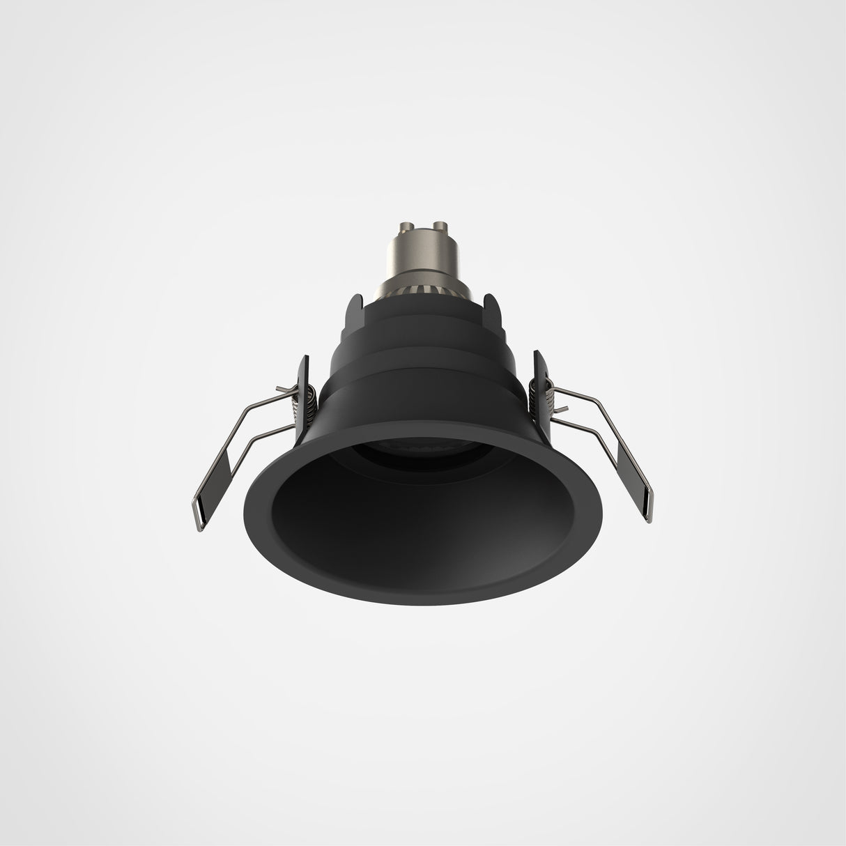 Astro Minima Slimline Round Fixed Fire-Rated IP65 Matt Black Bathroom Downlight