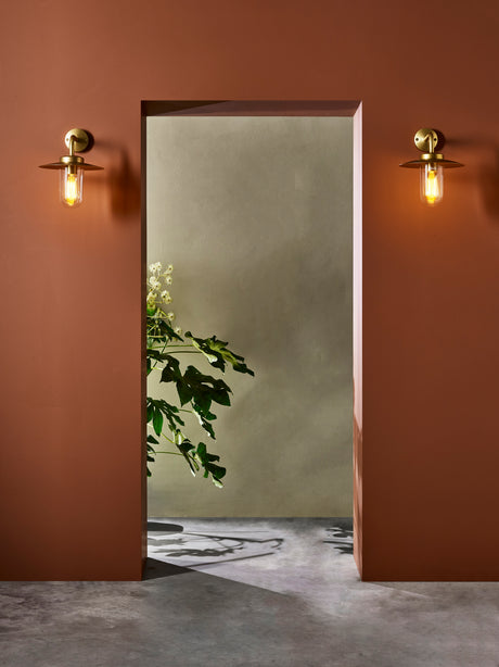 Astro Portree Wall Solid Brass Outdoor Wall Light
