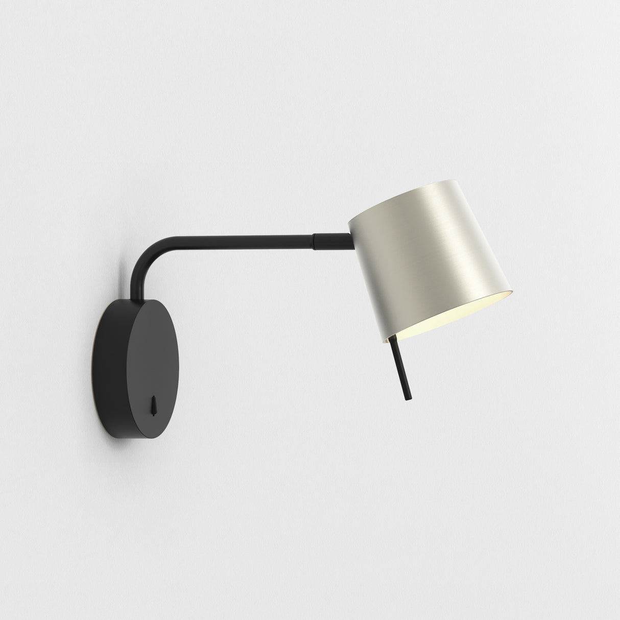 Astro Miura Swing Arm Base Matt Black Interior Wall Light