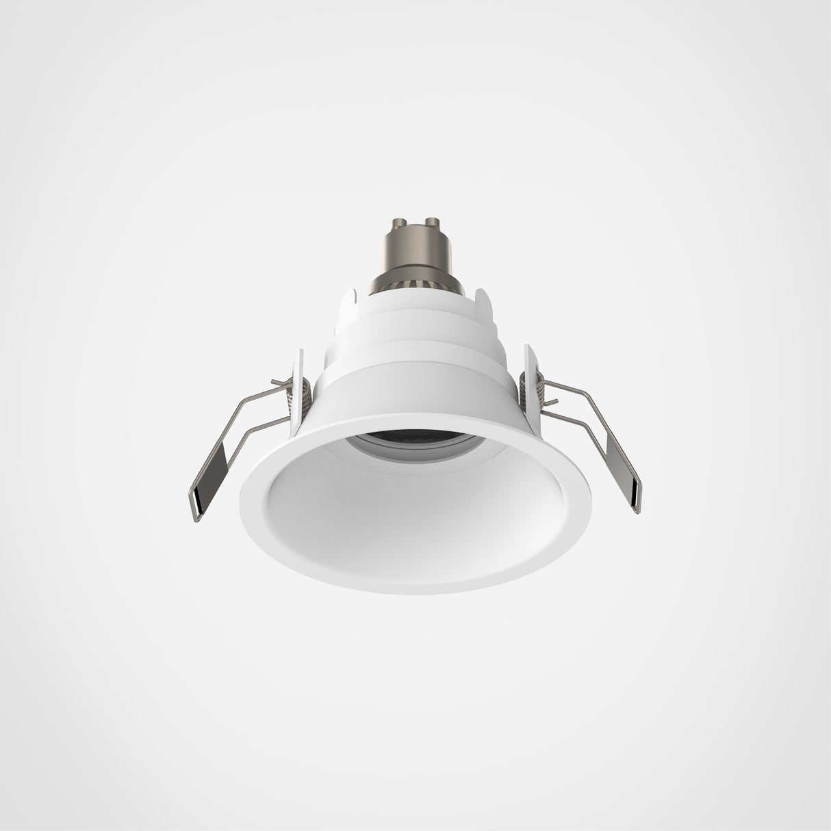 Astro Minima Slimline Round Fixed Fire-Rated IP65 Matt White Bathroom Downlight