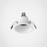 Astro Minima Slimline Round Fixed Fire-Rated IP65 Matt White Bathroom Downlight