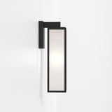 Astro Harvard Lantern Textured Black Outdoor Wall Light