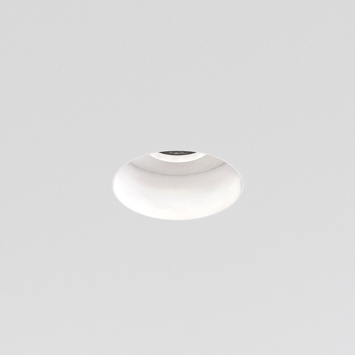 Astro Trimless Round Fixed Matt White Interior Downlight