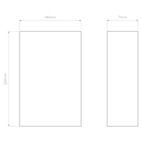 Astro Serifos 220 Plaster Interior Wall Light