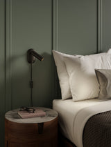 Astro Gio Matt Black Plug-In Reading Light