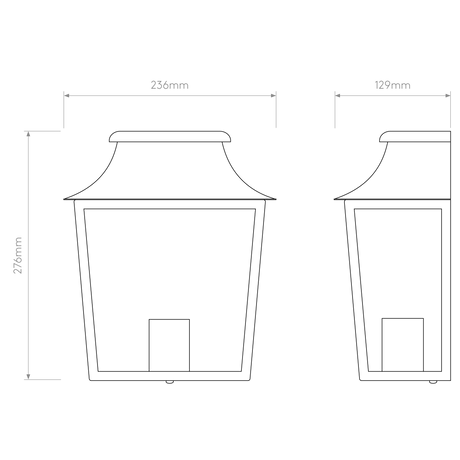 Astro Richmond Wall 235 Textured Black Outdoor Wall Light