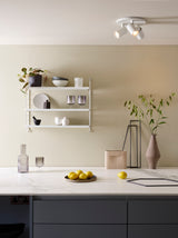 Astro Ascoli Triple Round Textured White Interior Spotlight