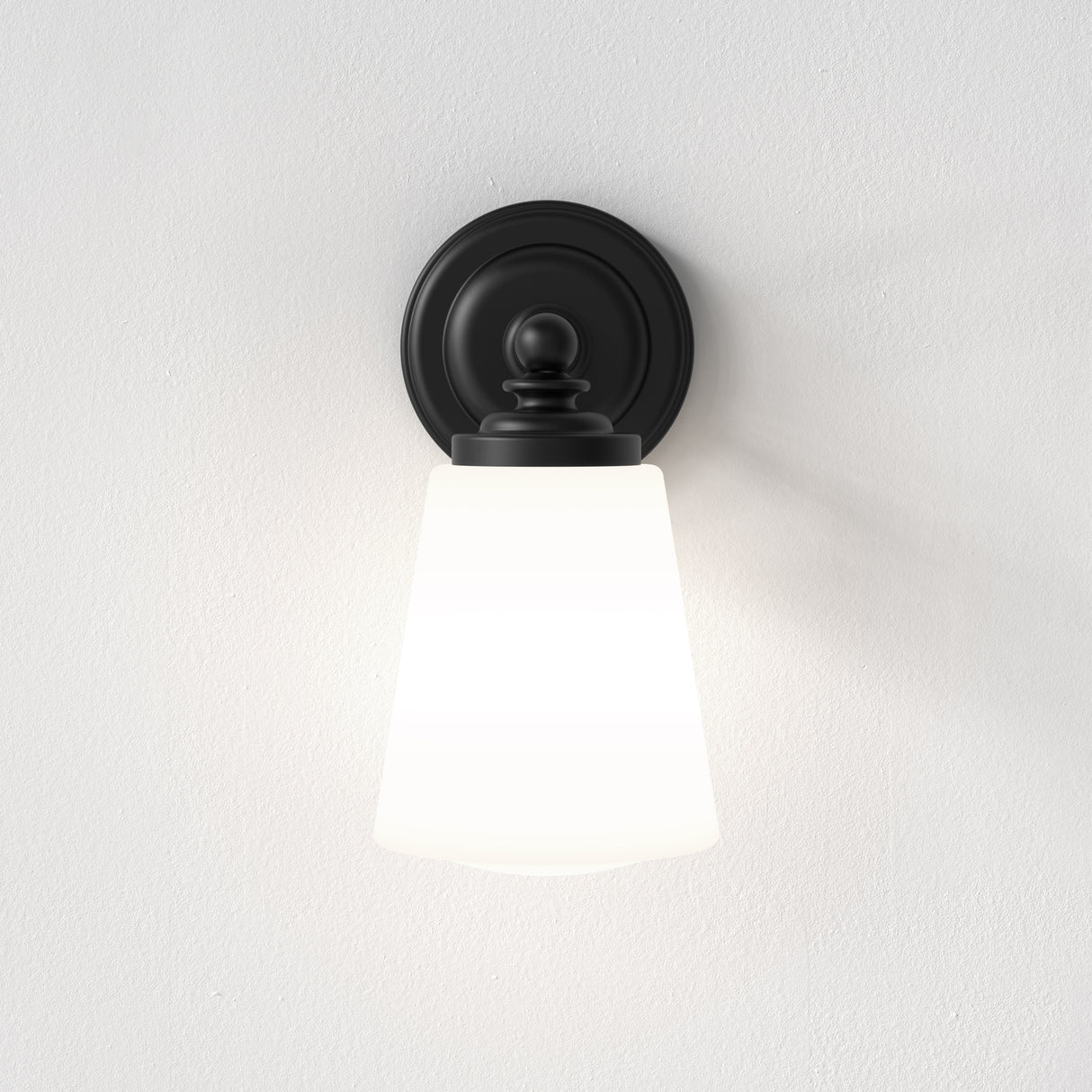 Astro Anton Matt Black Bathroom Wall Light