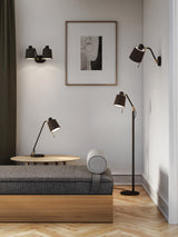 Astro Edward Wall Base Matt Black Interior Wall Light