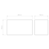 Astro Park Lane Rectangle 285 Putty Lampshade