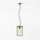 Astro Homefield Pendant 240 Natural Brass Outdoor Pendant Light